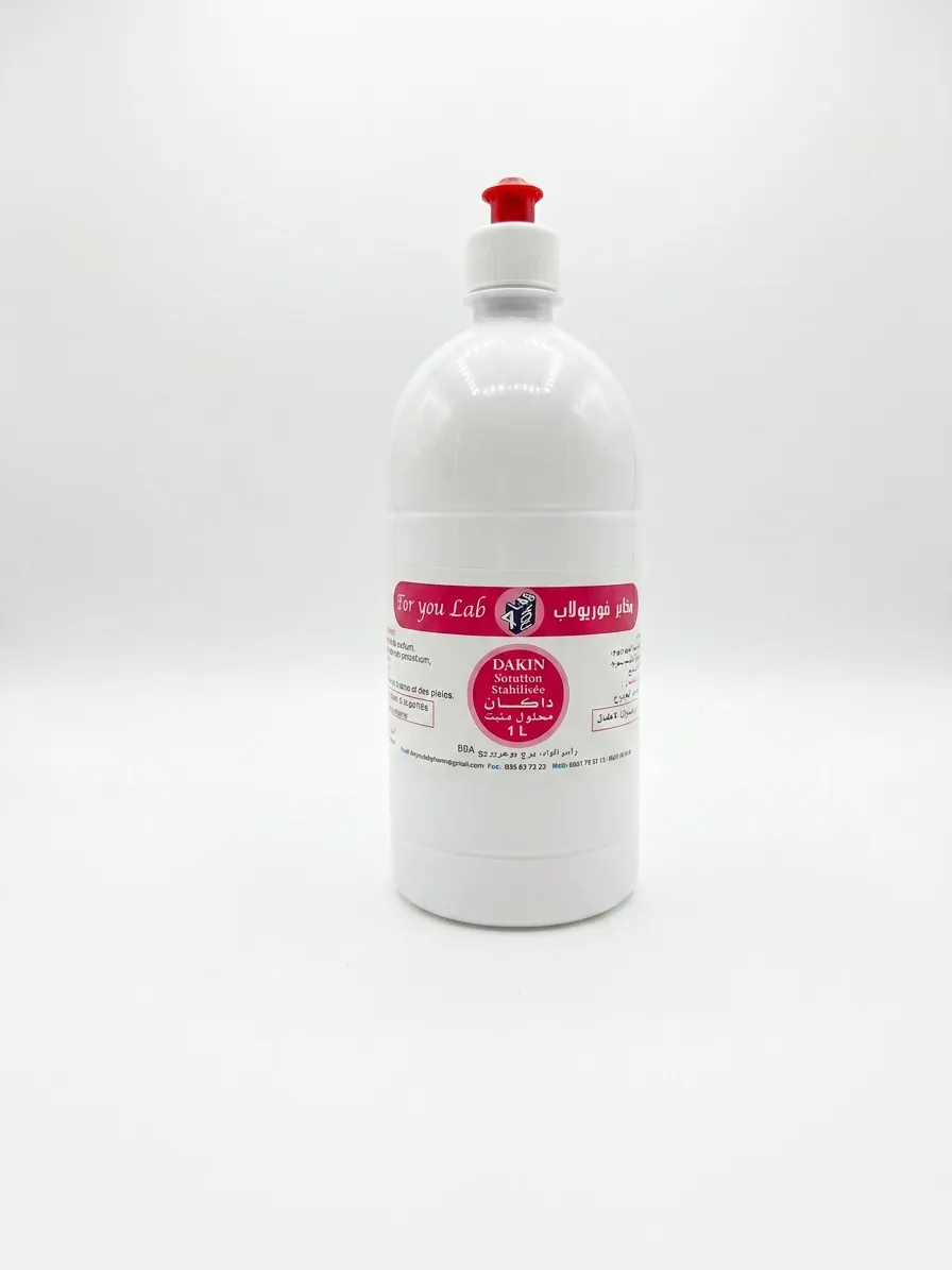 محلول داكان مثبت فور يو لاب 1 لتر (Dakin Solution)