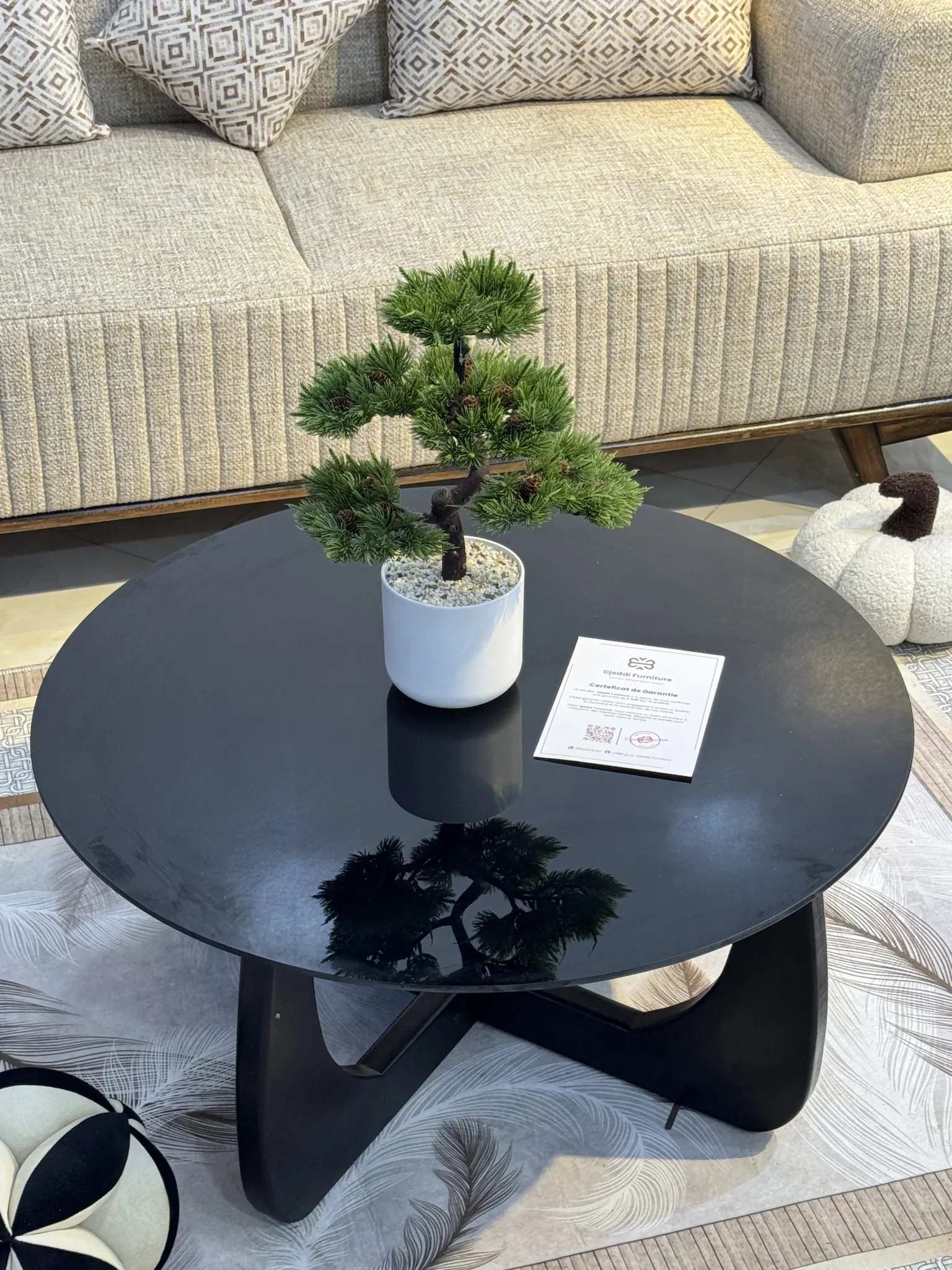 Table Base Flora - Black - 3