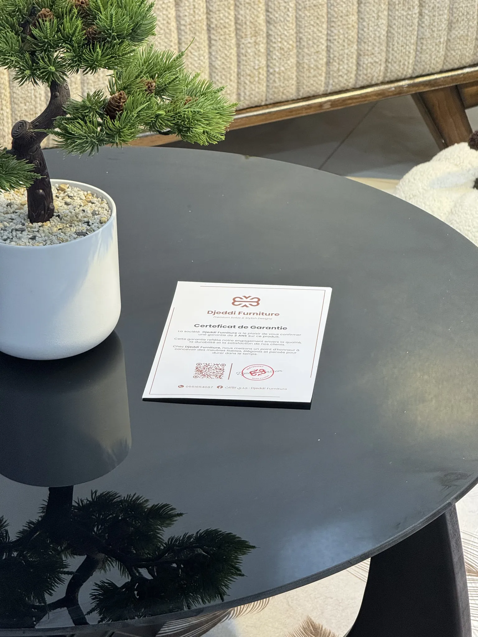 Table Base Flora - Black - 4