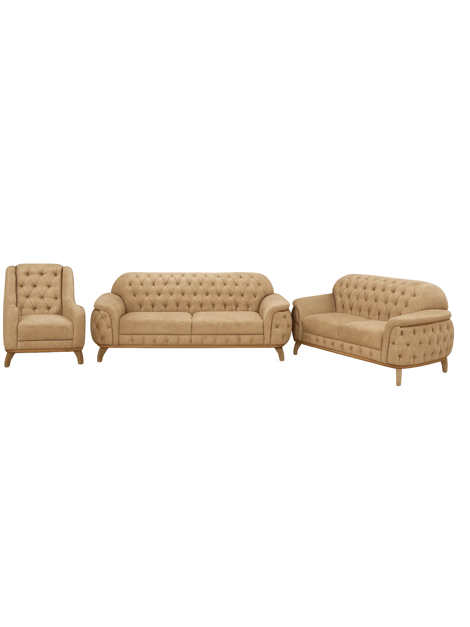 Salon Chesterfield Beige