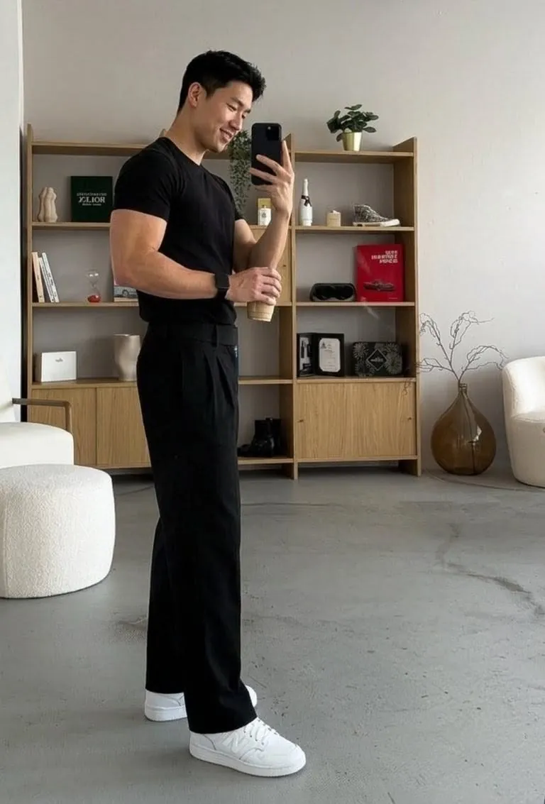 black trouser